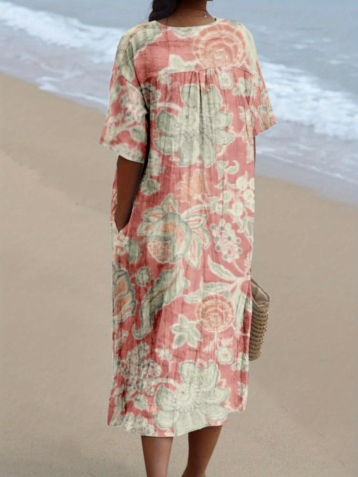 Dafne|Desenli Elbise