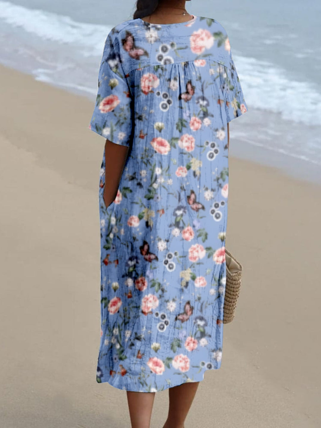 Dafne|Desenli Elbise