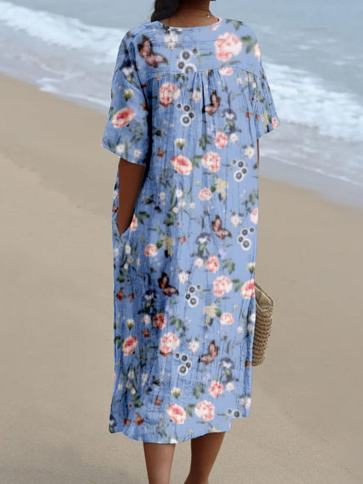 Dafne|Desenli Elbise