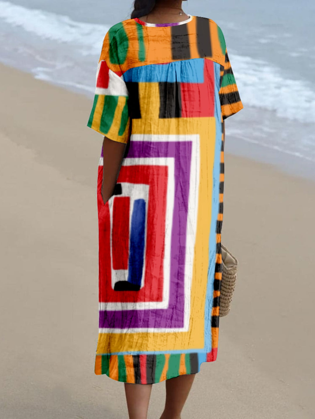 Nerea|Desenli Elbise