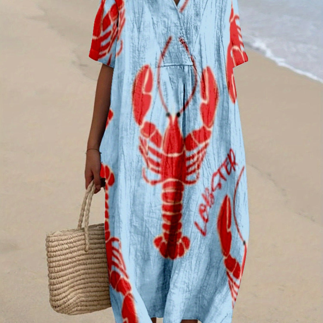 Nerea|Desenli Elbise