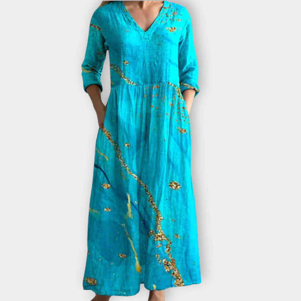 Lennox - Şık Rahat Boho Maxi Elbise