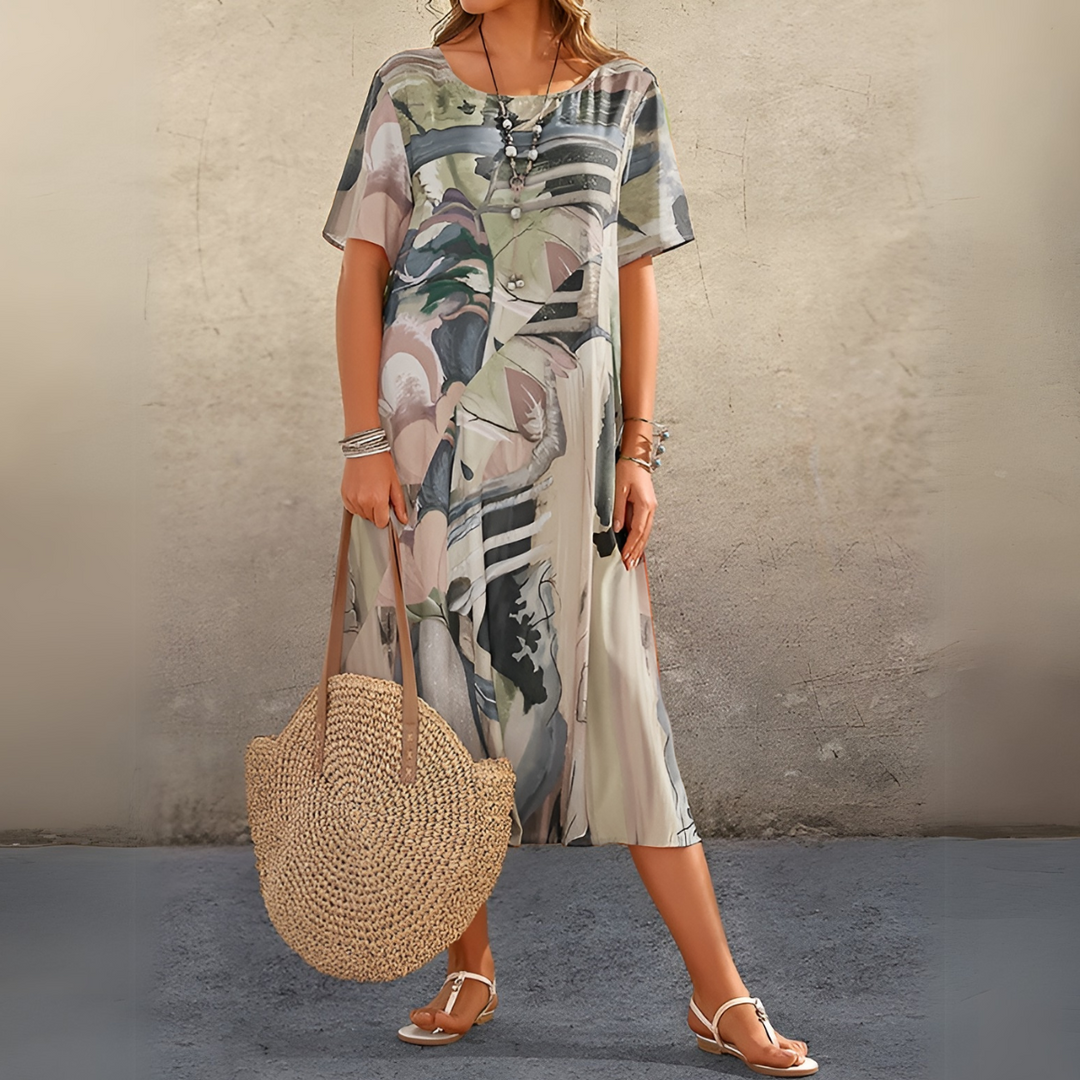 Joelle™ | Şık kesim çiçekli elbise