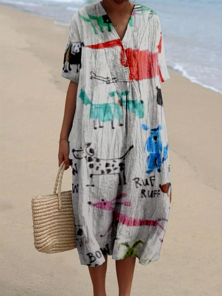 Kiara｜Desenli Elbise