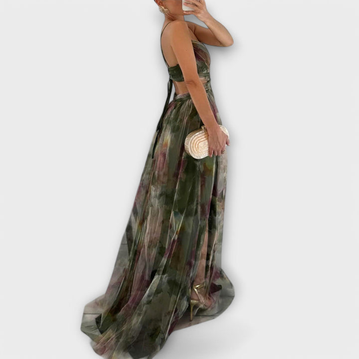 Annai Mesh Maxikleid - Şık ve Vücut Hatlarını Vurgulayan