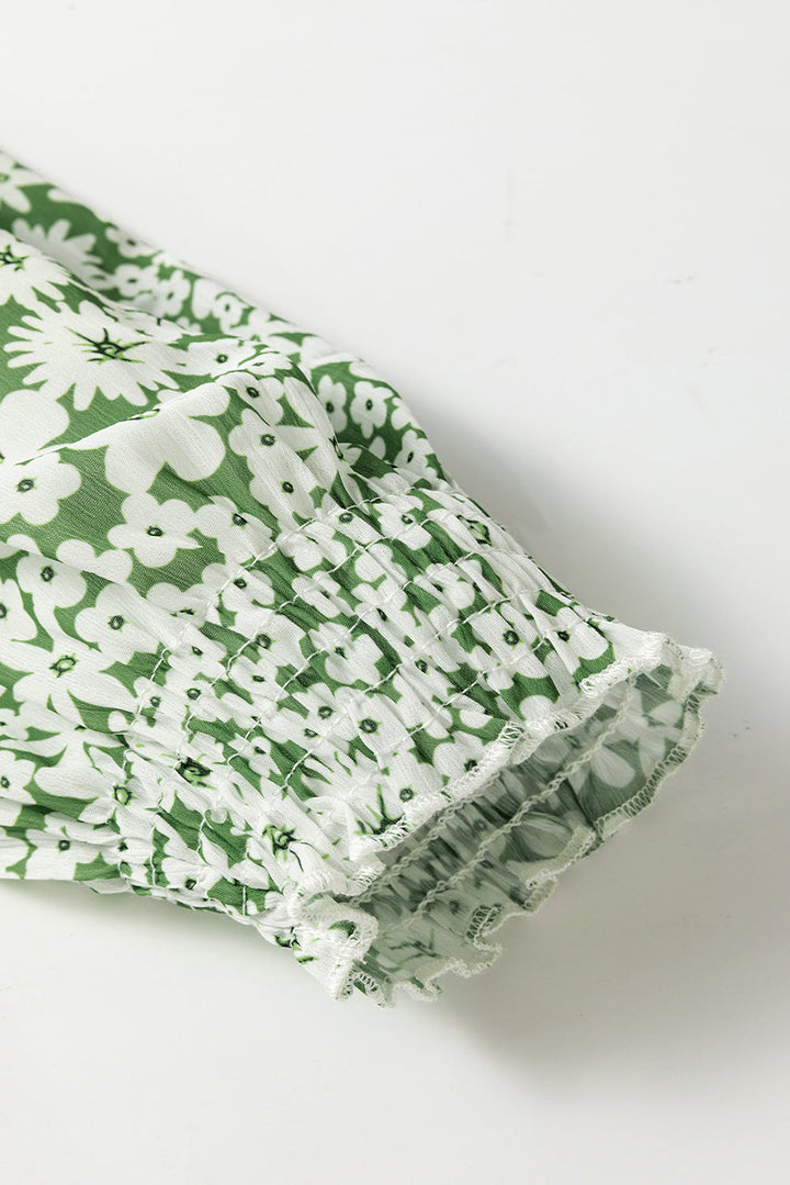 Fırfırlı Bel Detaylı Mini Elbise