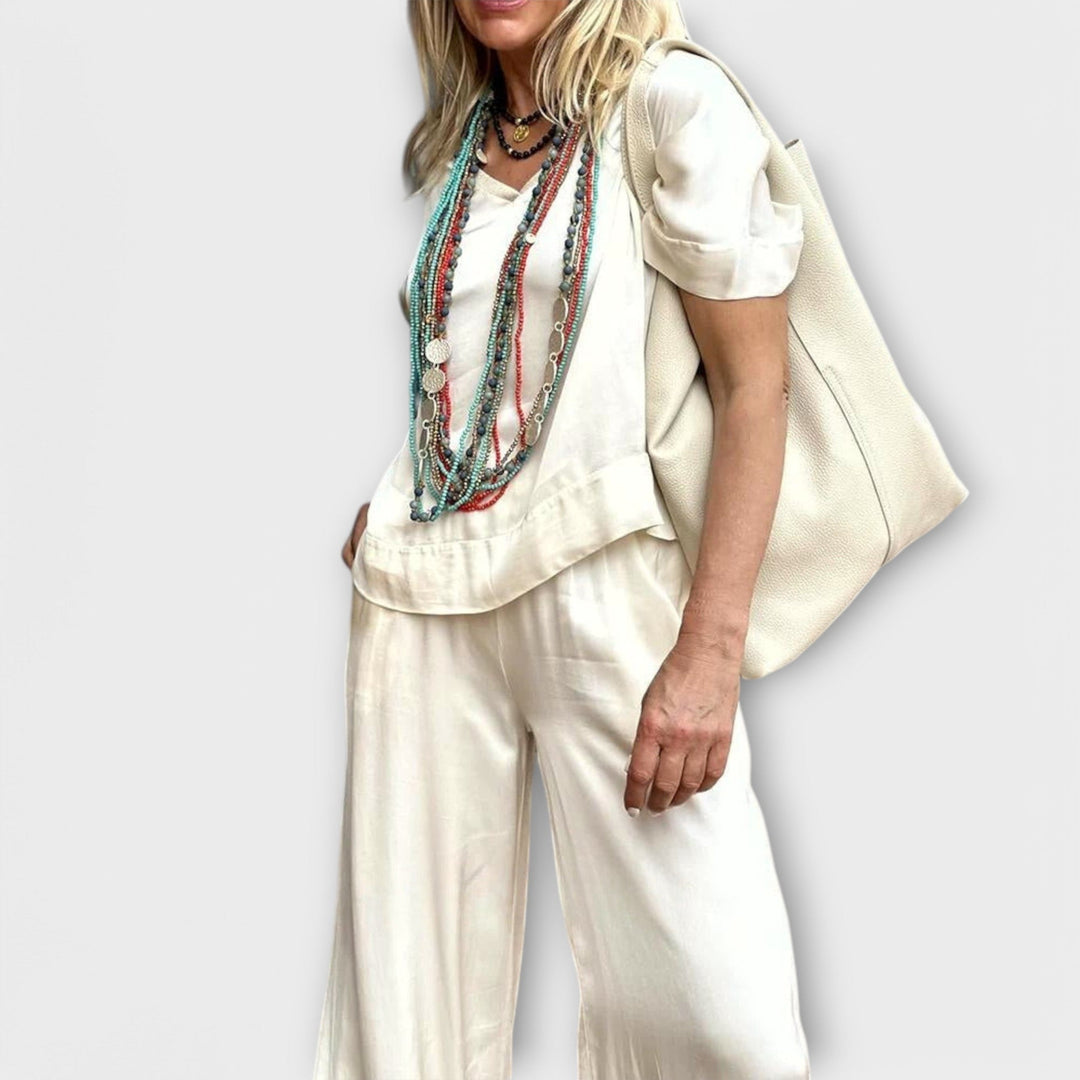 Tam Bluz ve Pantolon Hazel Elysian Elegance