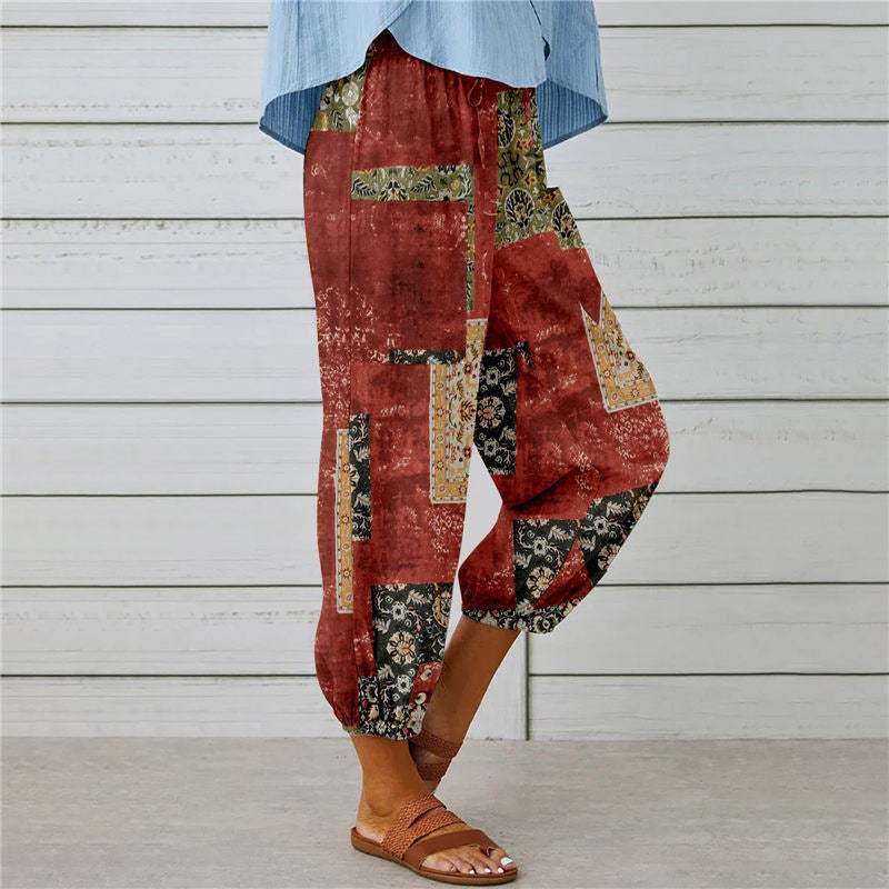 Shantal™ - Boho Desenli Pantolon