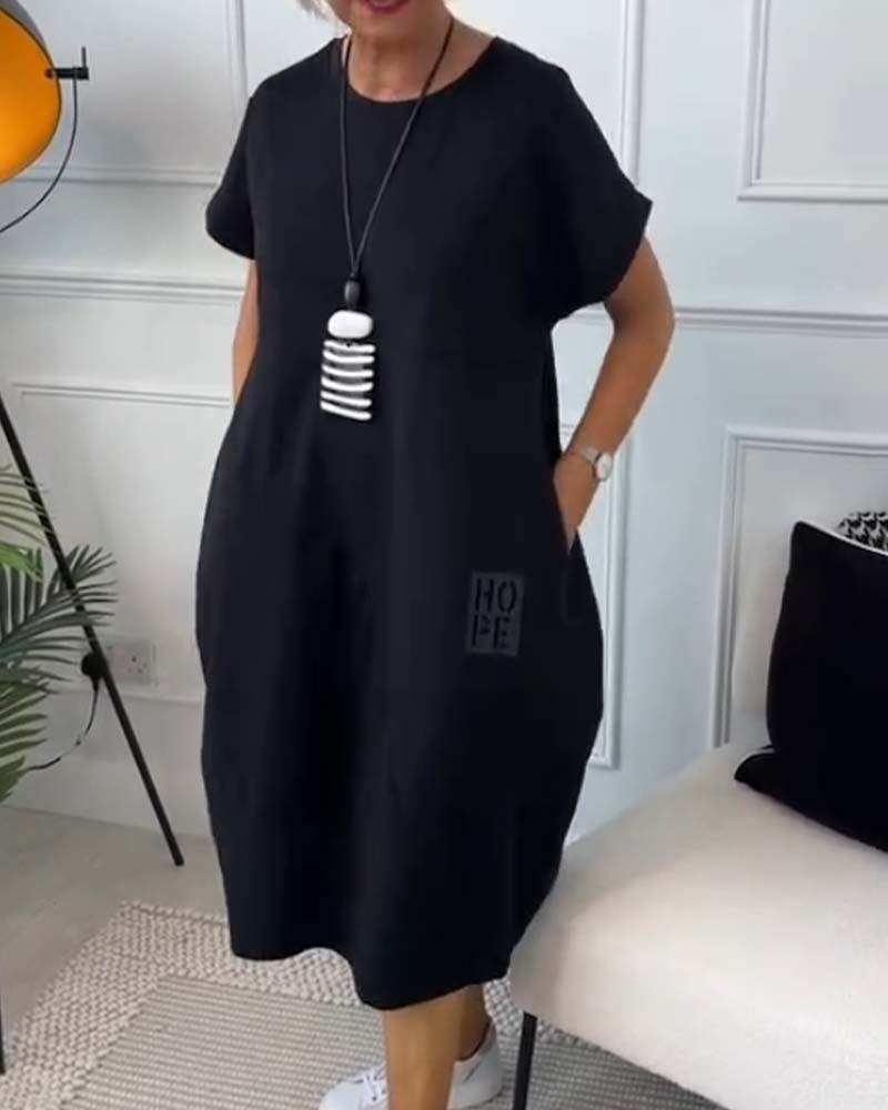 Cleo - Şık Kısa Kollu Elbise