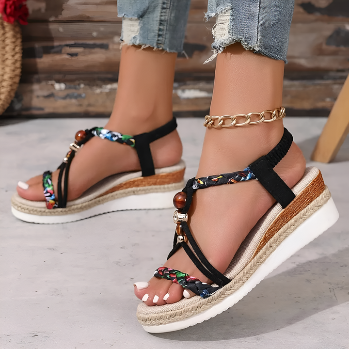 Evy - Şık Wedge Yaz Sandaletleri