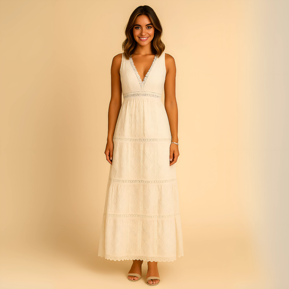 Jade - Boho Elbise