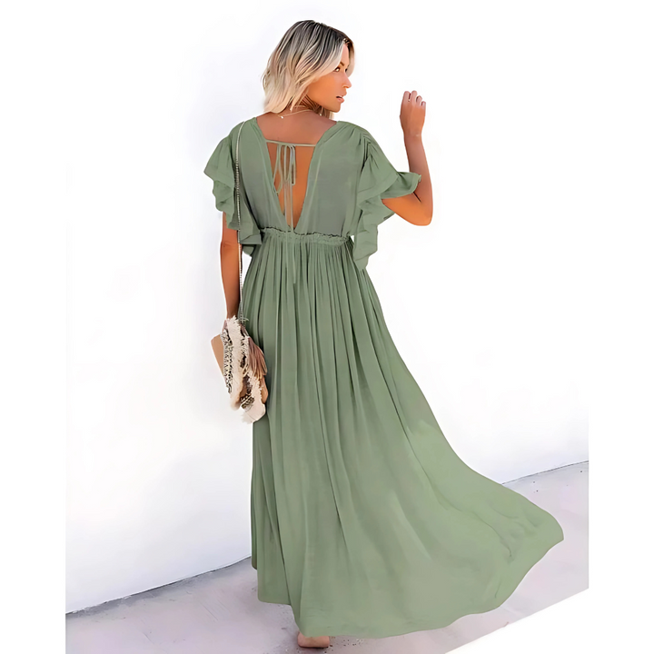Daria – Yeşil Maxi Yaz Elbisesi