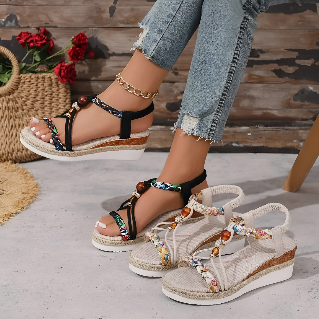 Evy - Şık Wedge Yaz Sandaletleri