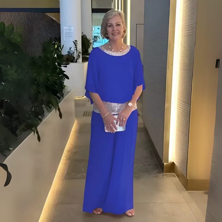 Gloria™ – Pul Payetli Şifon İkili Takım