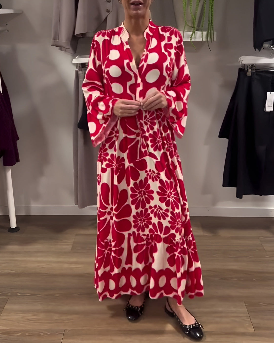 Marielle™ | Çiçekli Maxi Elbise