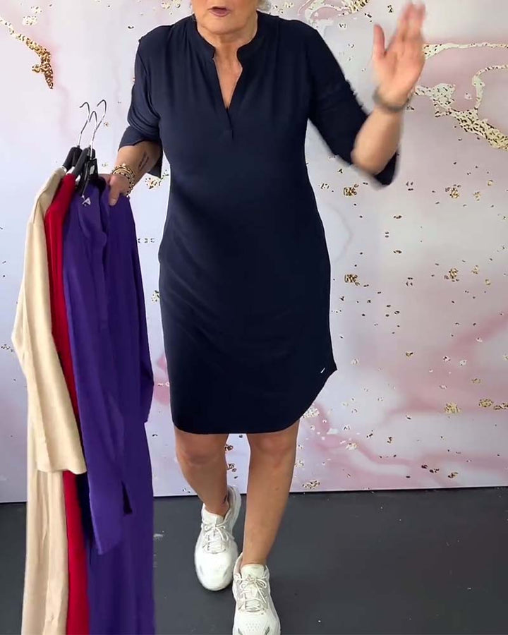 Hanne™ | V yaka şık elbise