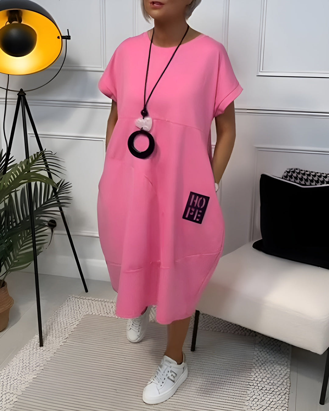 Cleo - Şık Kısa Kollu Elbise