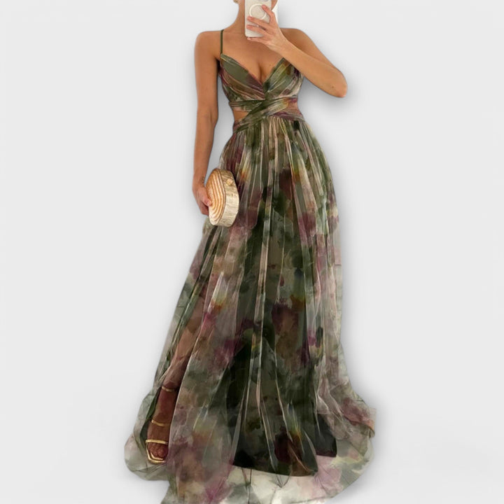 Annai Mesh Maxikleid - Şık ve Vücut Hatlarını Vurgulayan