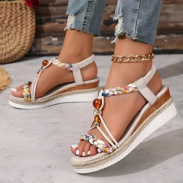 Evy - Şık Wedge Yaz Sandaletleri