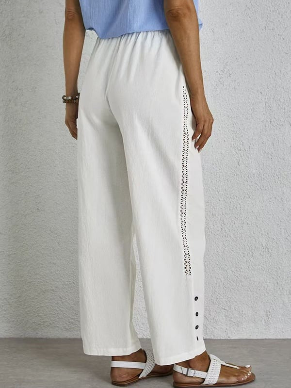 Celena™ - Rahat Düğmeli Pantolon