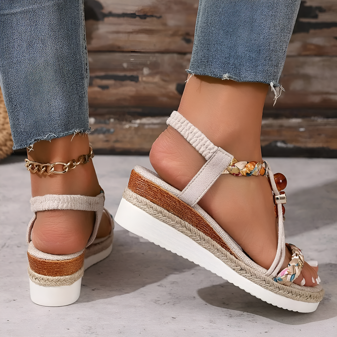 Evy - Şık Wedge Yaz Sandaletleri
