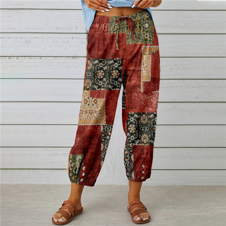 Shantal™ - Boho Desenli Pantolon