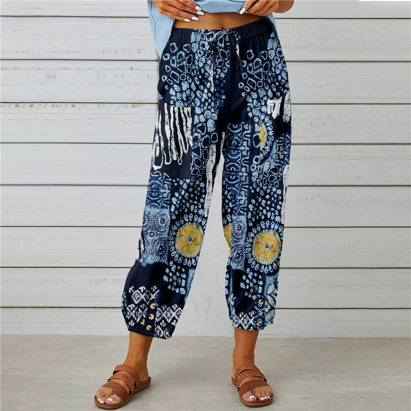 Shantal™ - Boho Desenli Pantolon