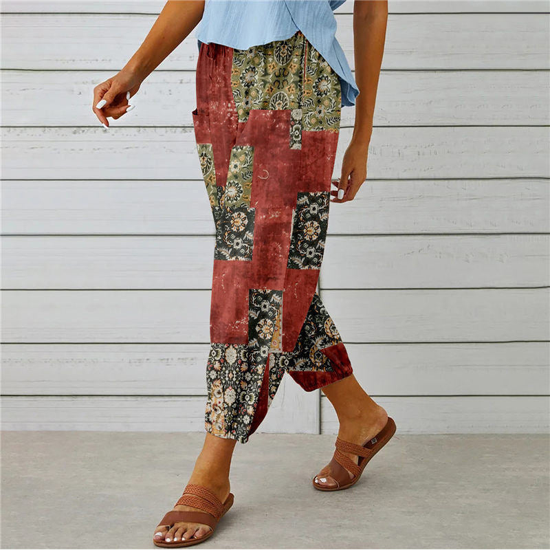 Shantal™ - Boho Desenli Pantolon