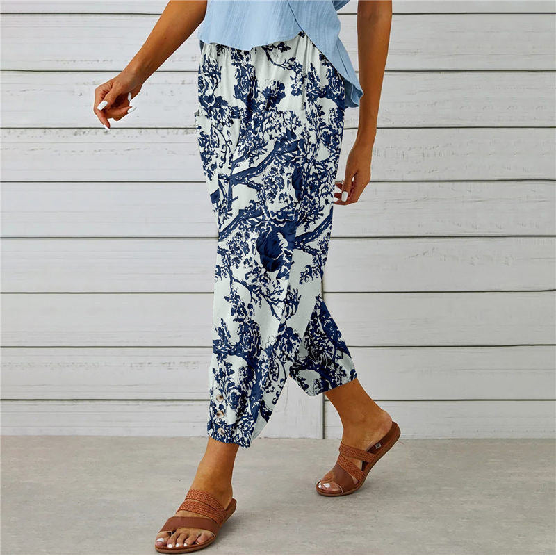 Shantal™ - Boho Desenli Pantolon