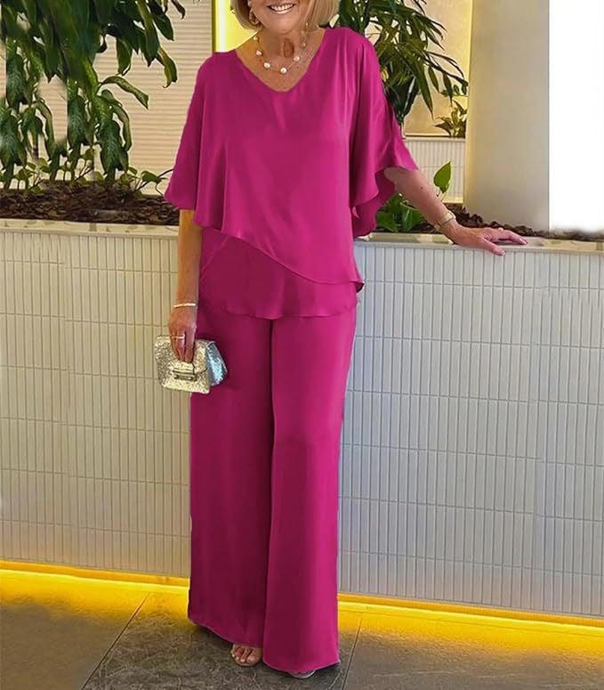 Martha™ - Zahmetsiz Geniş Paça Takım