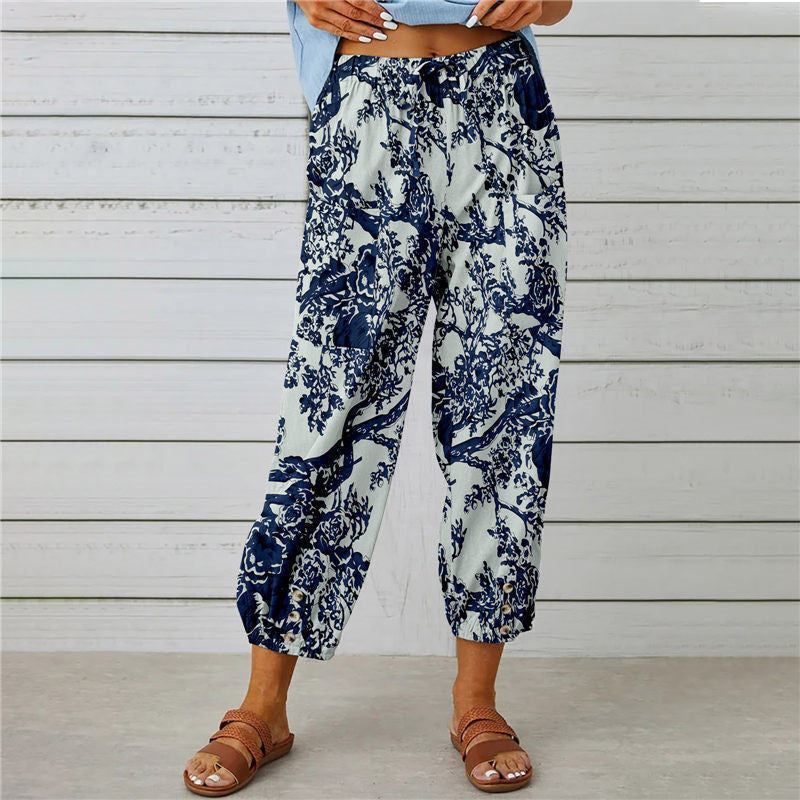 Shantal™ - Boho Desenli Pantolon