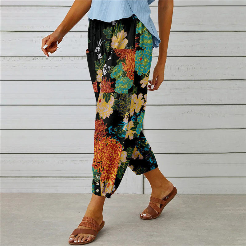 Shantal™ - Boho Desenli Pantolon