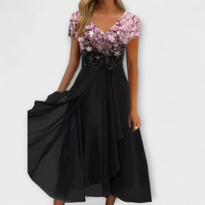 Lara - Kadın Chiffon Parti Elbisesi