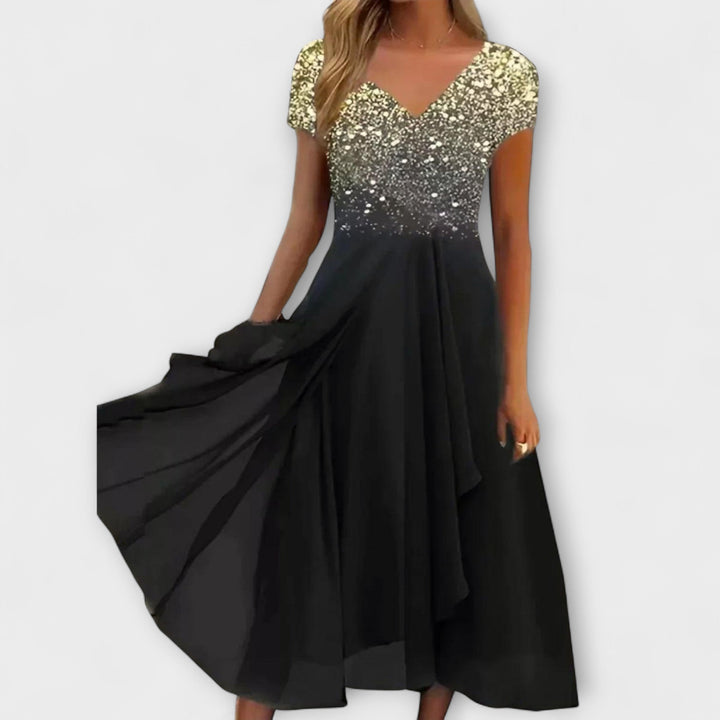 Lara - Kadın Chiffon Parti Elbisesi