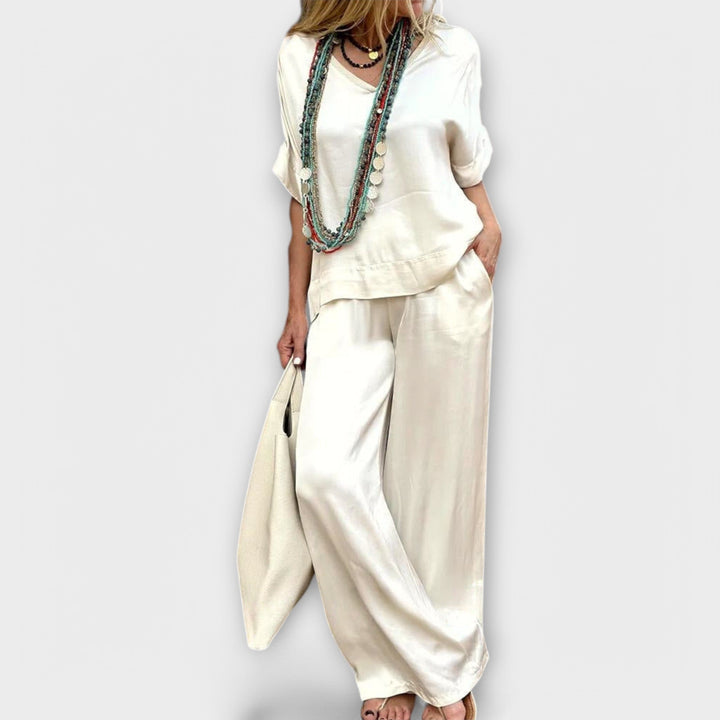 Tam Bluz ve Pantolon Hazel Elysian Elegance