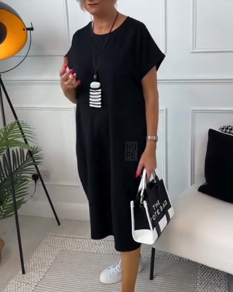 Cleo - Şık Kısa Kollu Elbise