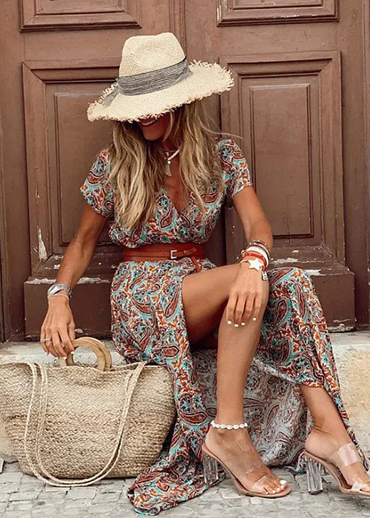 Fadime – Rahat boho maxi elbise