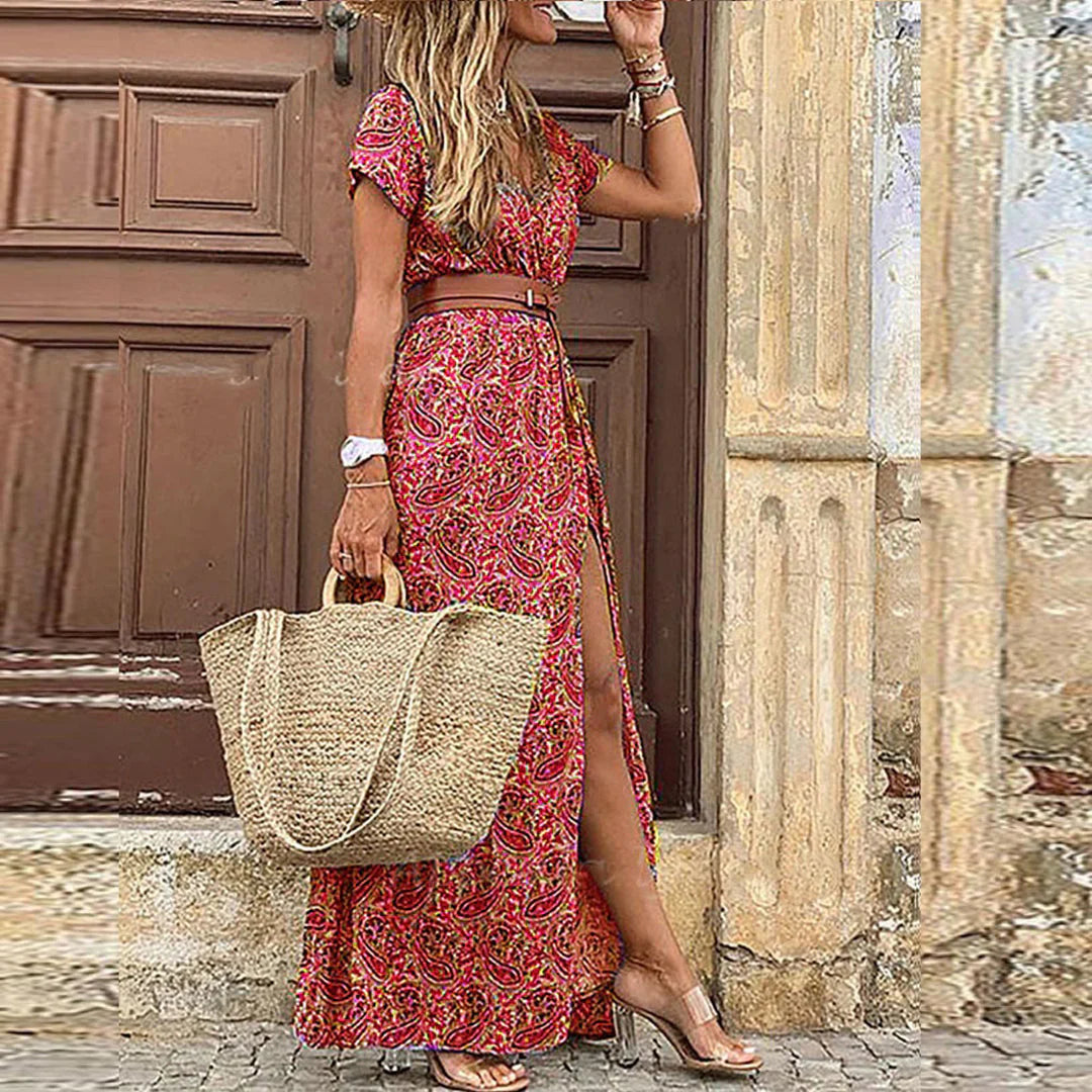 Fadime – Rahat boho maxi elbise