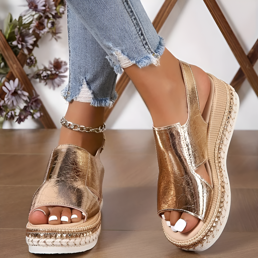 Estelle - Ortopedik Wedge Platform Sandaletler
