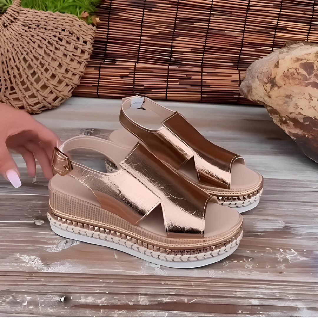 Estelle - Ortopedik Wedge Platform Sandaletler